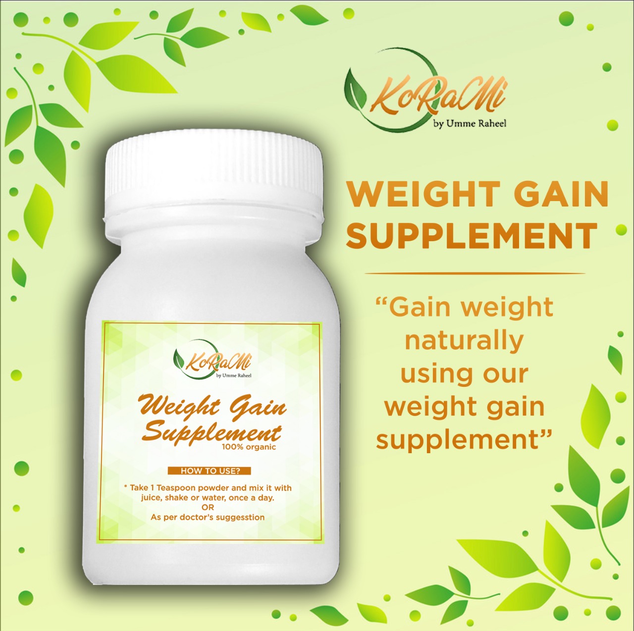 Weight Gain Supplement